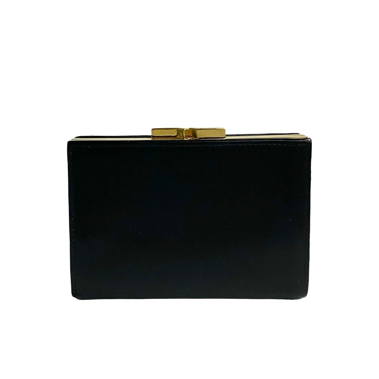 極 美品 CELINE セリーヌ ヴィンテージ ロゴ 金具 カーフ レザー 本革