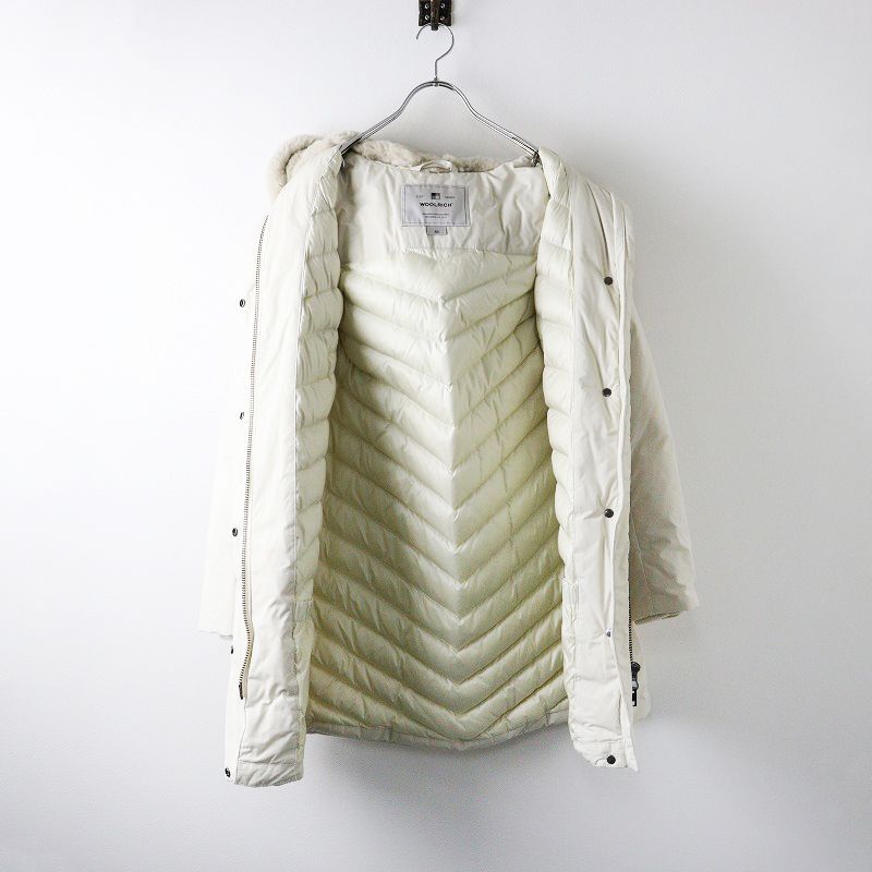 【美品】WOOLRICH ダウン　ラビットファー　XS WOOLRICH（ウールリッチ）の「ラビットファーコート W'S LITERARY REX