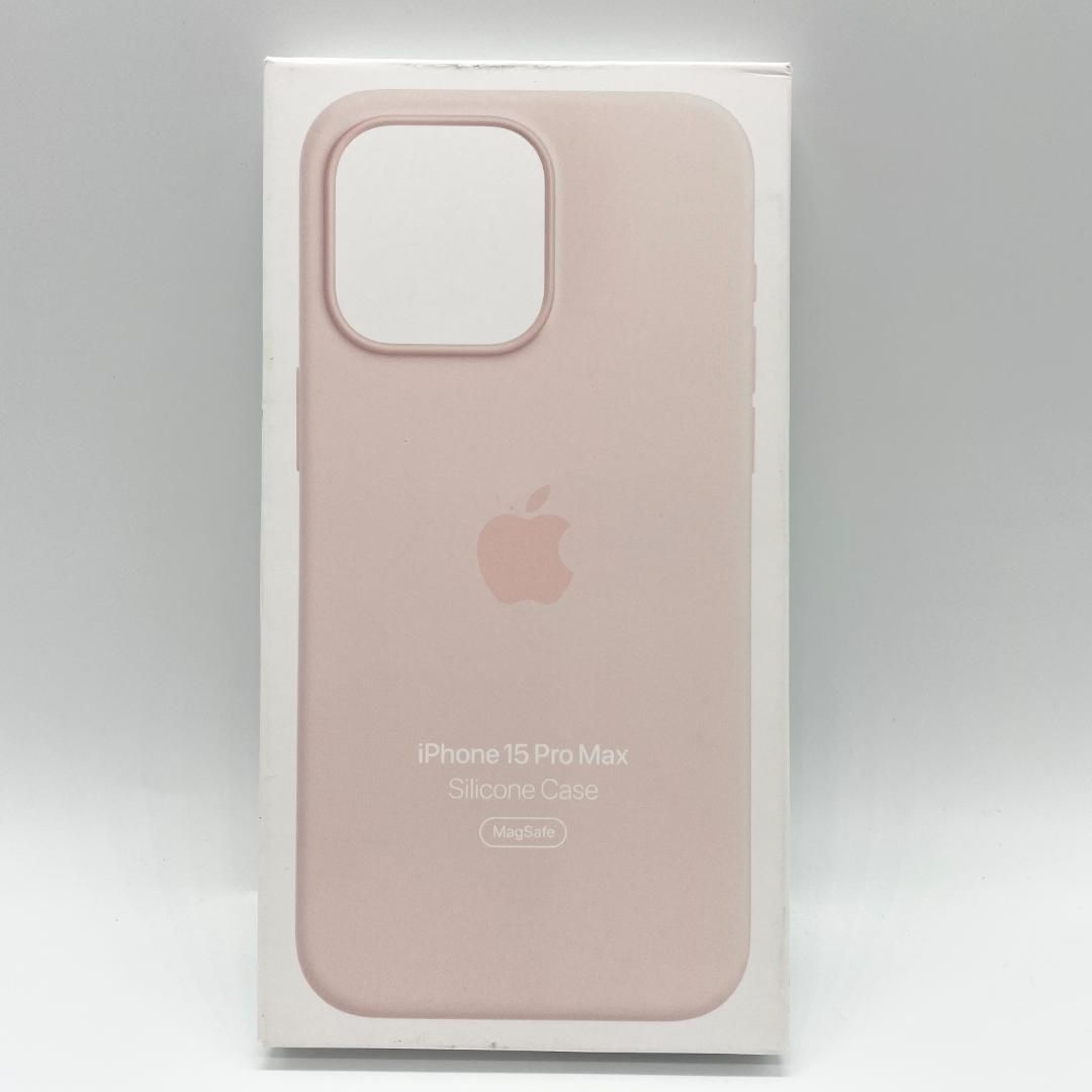 Apple 純正 iPhone15 Pro Max シリコンケース ライトピンク