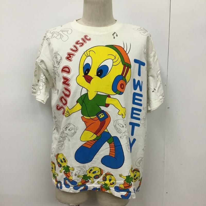 PLUS ONE プラスワン Tシャツ 半袖 TWEETY トゥイーティー - メルカリ