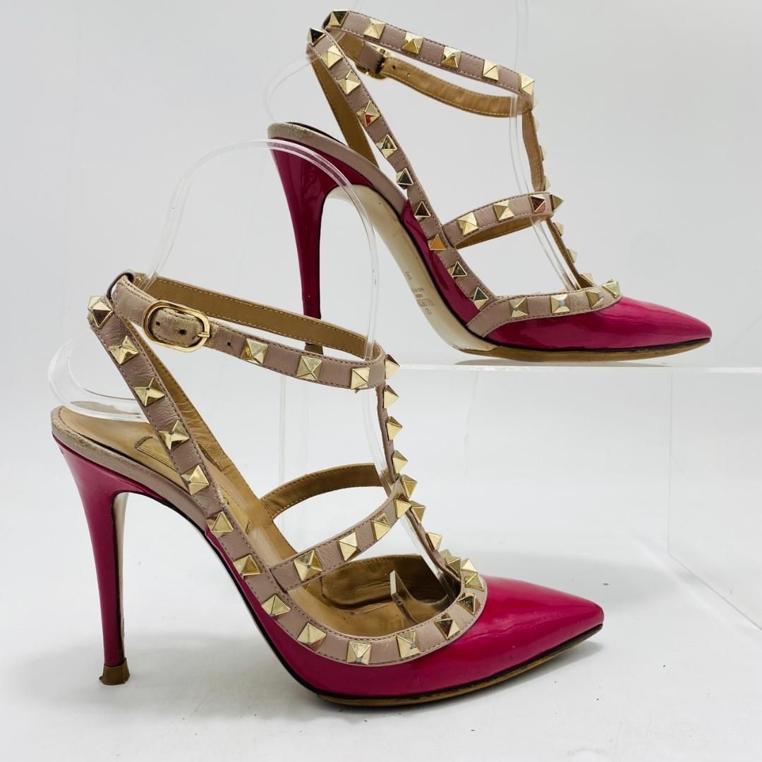 VALENTINO GARAVANI ロックスタッズハイヒールパンプス 36