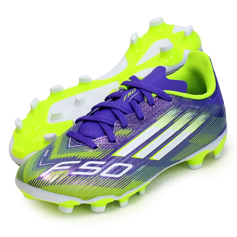 アディダス adidas  F50 LEAGUE HG/AG J  ジュニア サッカースパイク F50  25FW (JH7752)、17.0cm