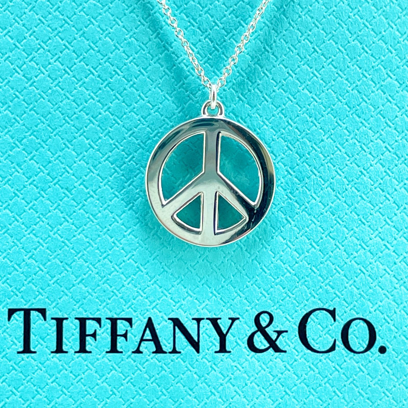 ヴィンテージ ティファニー ピース ネックレス ミディアム シルバー Tiffany&Co./24-469S - メルカリ