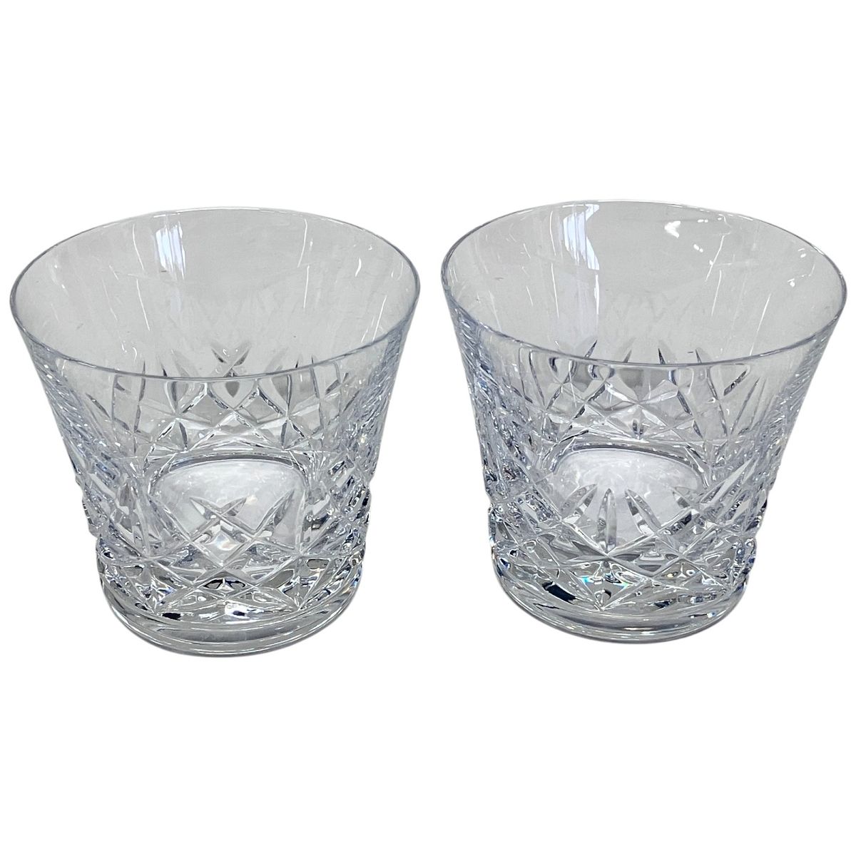 Baccarat バカラ 製 ロックグラス ペア クリスタル ガラス 食器 F10429804
