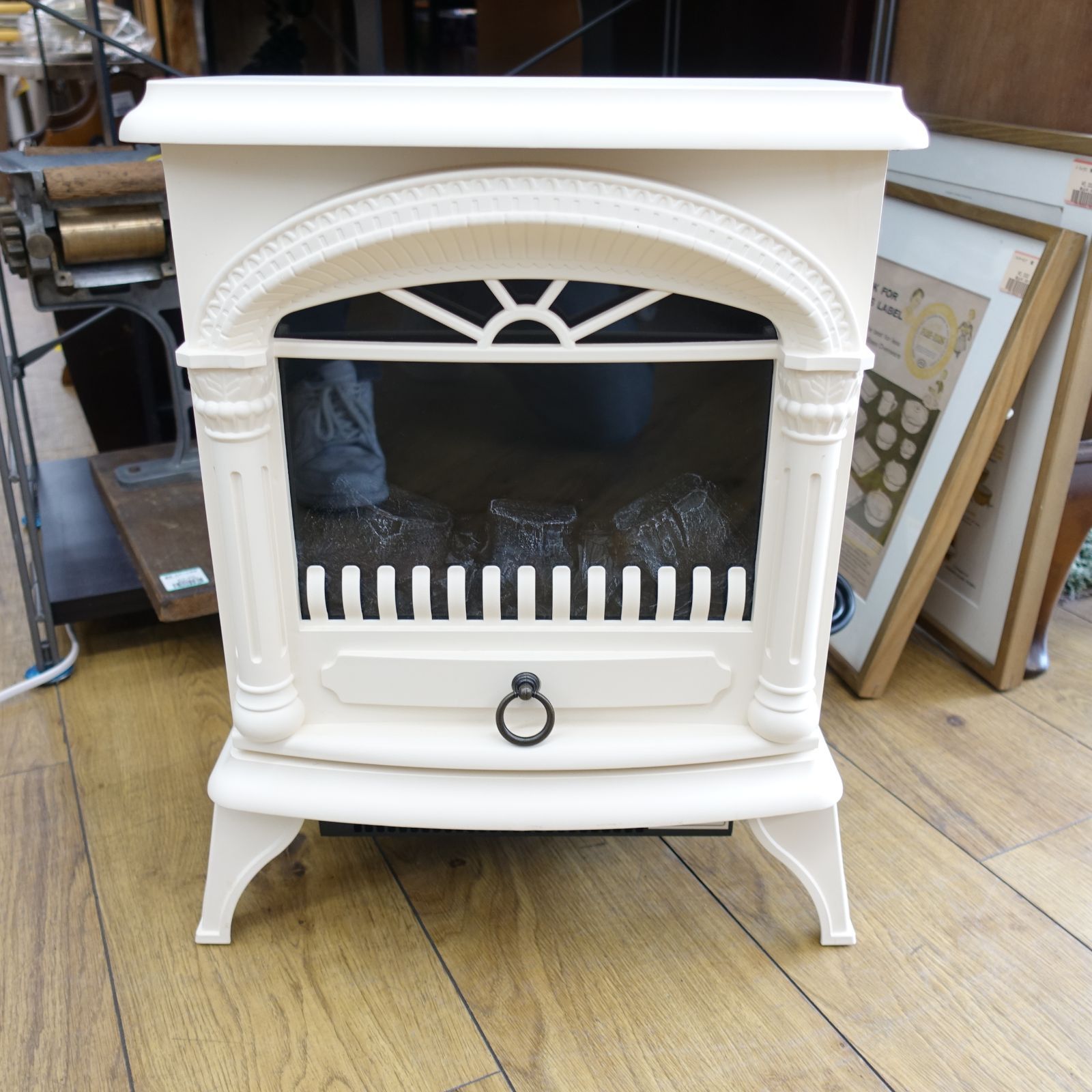 ニトリ 暖炉型ファンヒーター BLT-999B-2-S-IV ホワイト エキスパート