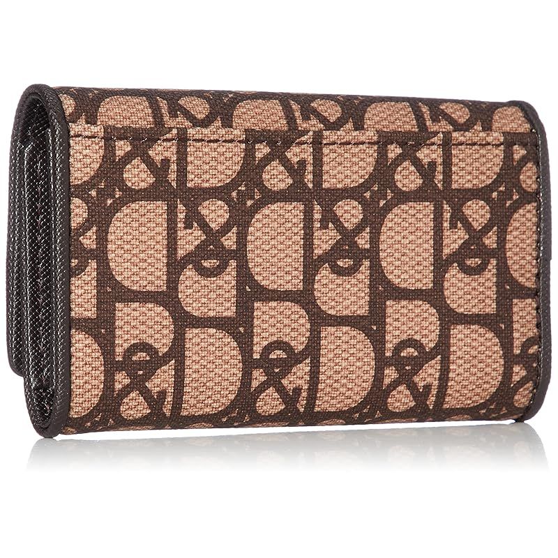 ピンキーアンドダイアン キーケース パドロック オリジナルロゴ プリント柄 P-Dクリスタルブローチ付 PVC牛革 大人 PDLWBEK1 チョコ USTAUSTRALIA_COM_AU