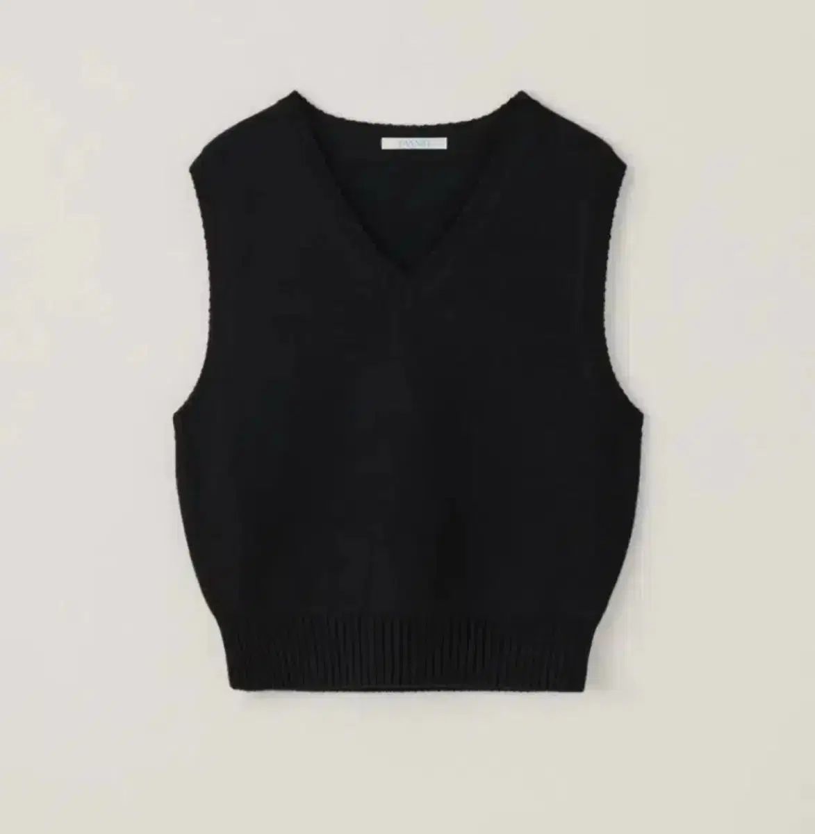 ブラックノースリーブベスト ANEW ブラック ノースリーブベスト