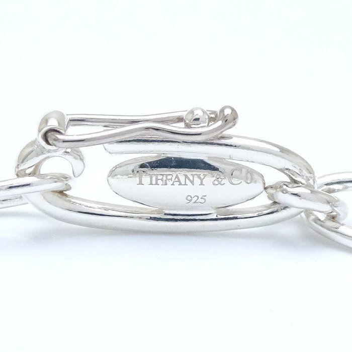 TIFFANY&Co. ティファニー オーバル リンク チェーン ブレスレット 5 