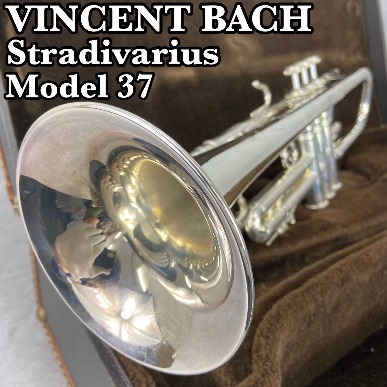 VINCENT BACH ビンセントバック Stradivarius ストラディバリウス Model 37ML トランペット trumpet 管楽器  シルバー 銀メッキ - メルカリ