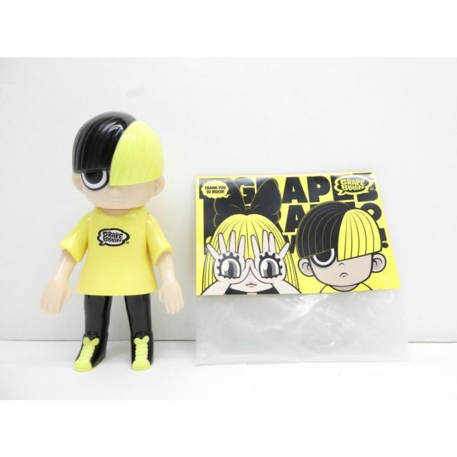 GRAPE BRAIN　にぎるちゃん　のりくん　ソフビ　黄色　未開封 GRAPE BRAIN にぎるちゃん のりくん ソフビ 黄色 未開封 GRAPE BRAIN