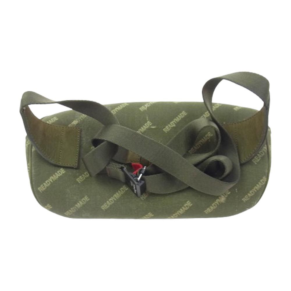 READY MADE レディメイド 18AW WAIST BAG ロゴプリント ウエストバッグ カーキ系