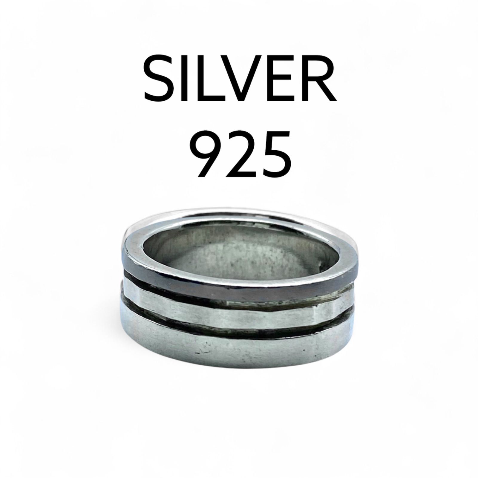 モダンなデザイン】シンプル Silver 925 刻印 00s Vintage Ring 