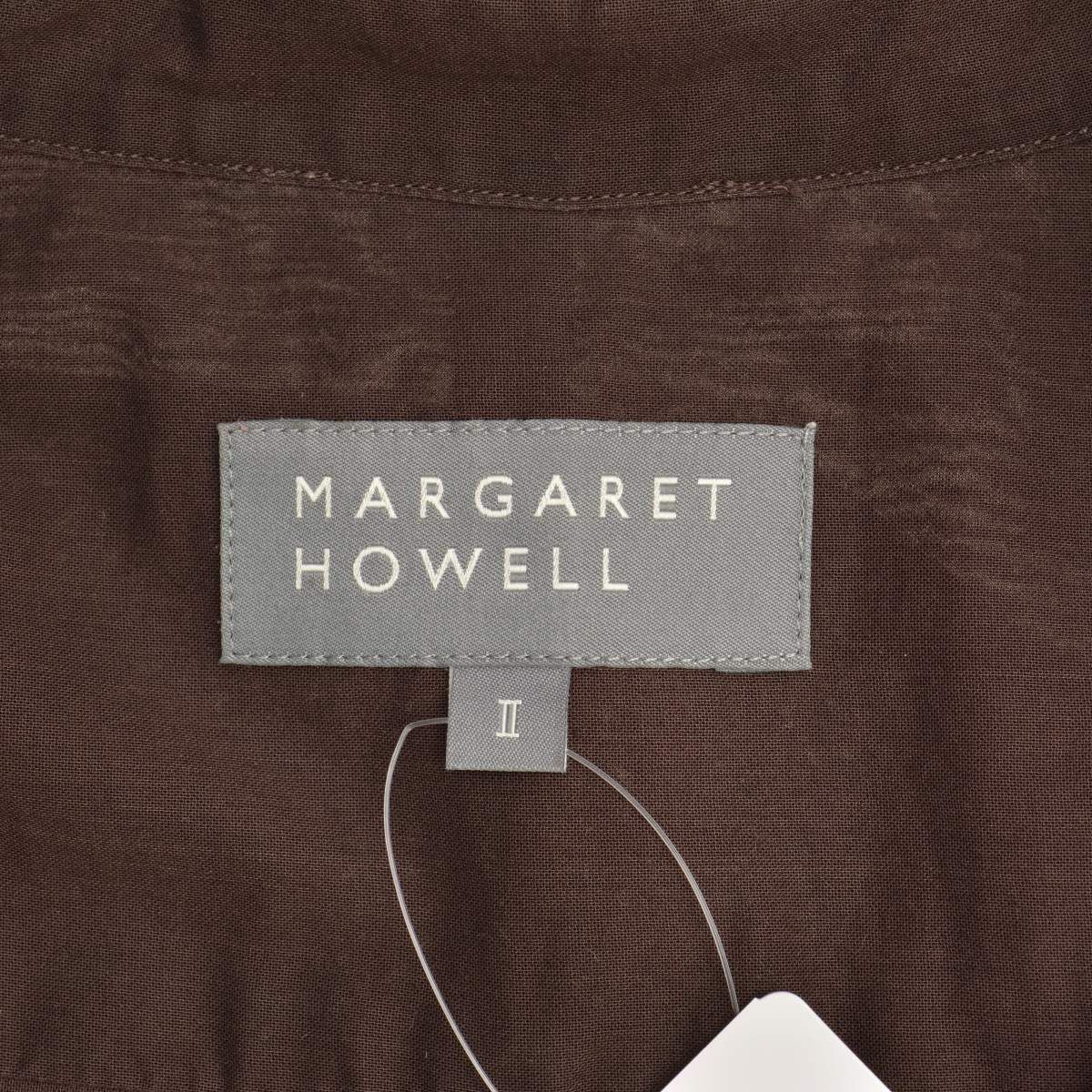 MARGARET HOWELL - MARGARET HOWELL COTTON VOILE バンドカラー