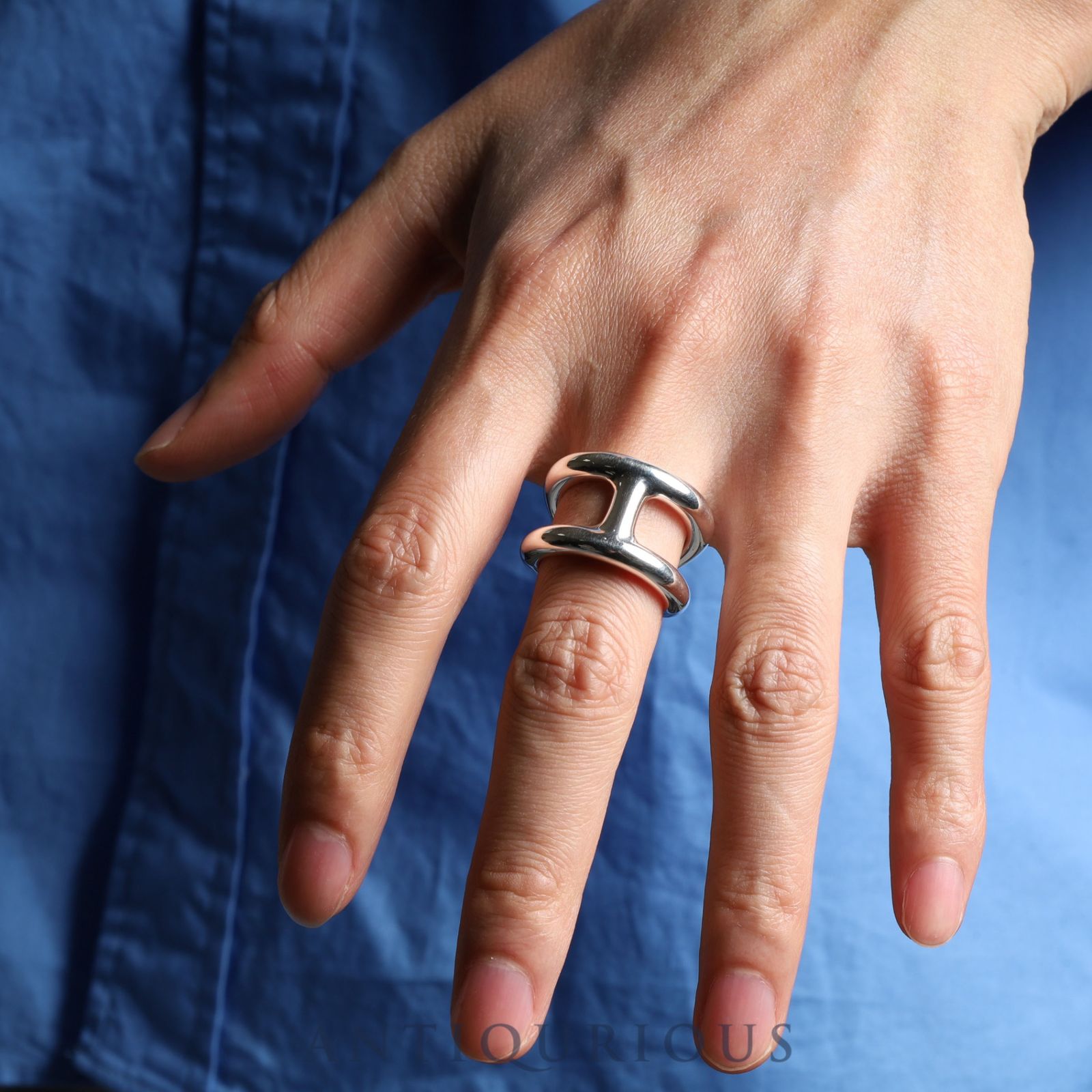 エルメス リング オスモズ GM SV925 #57 箱 24年刻 - メルカリ