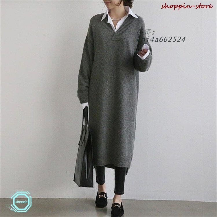 ニットワンピース