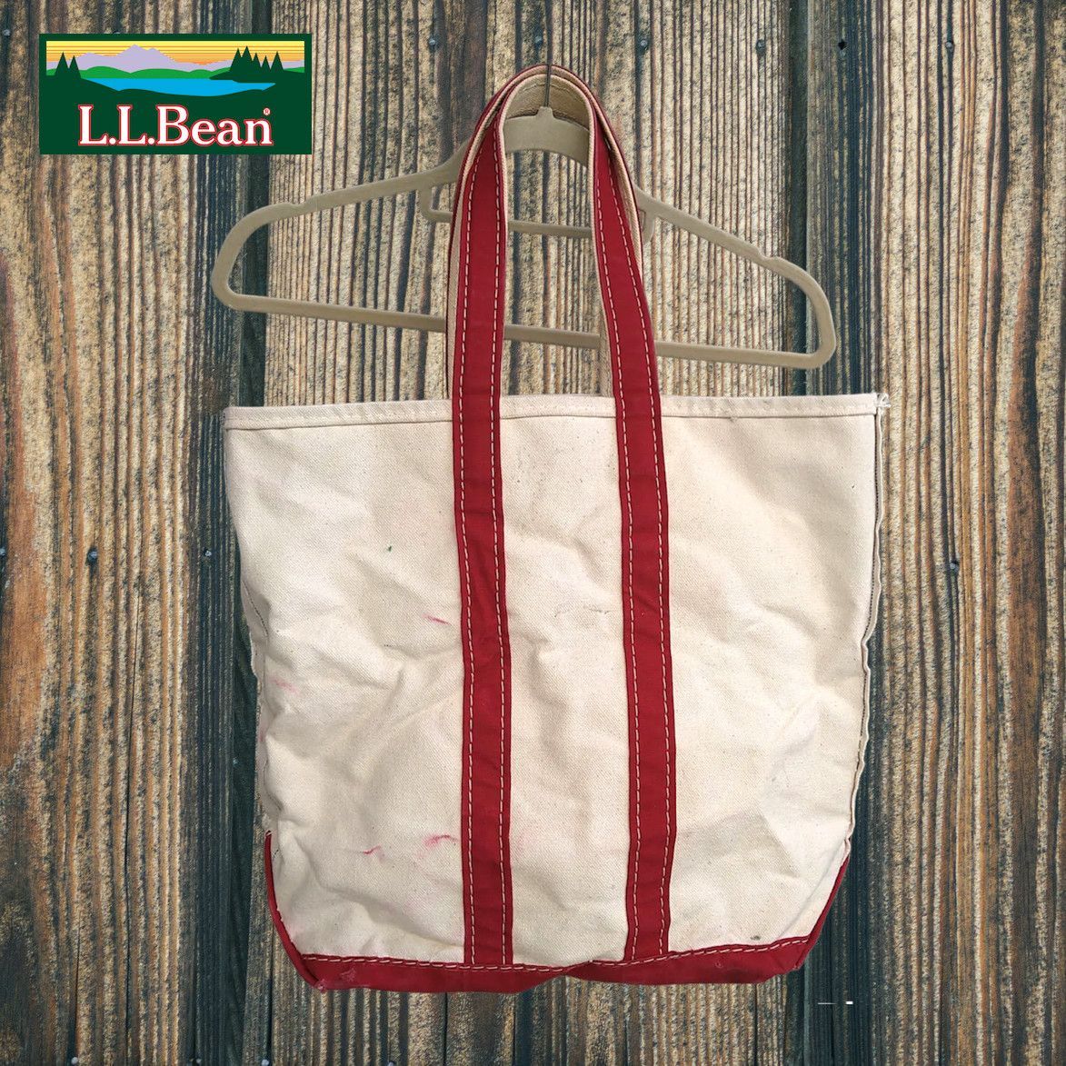 2色ギザタグ】80'S 1980年代 エルエルビーン L.L.bean. BOAT AND TOTE ...