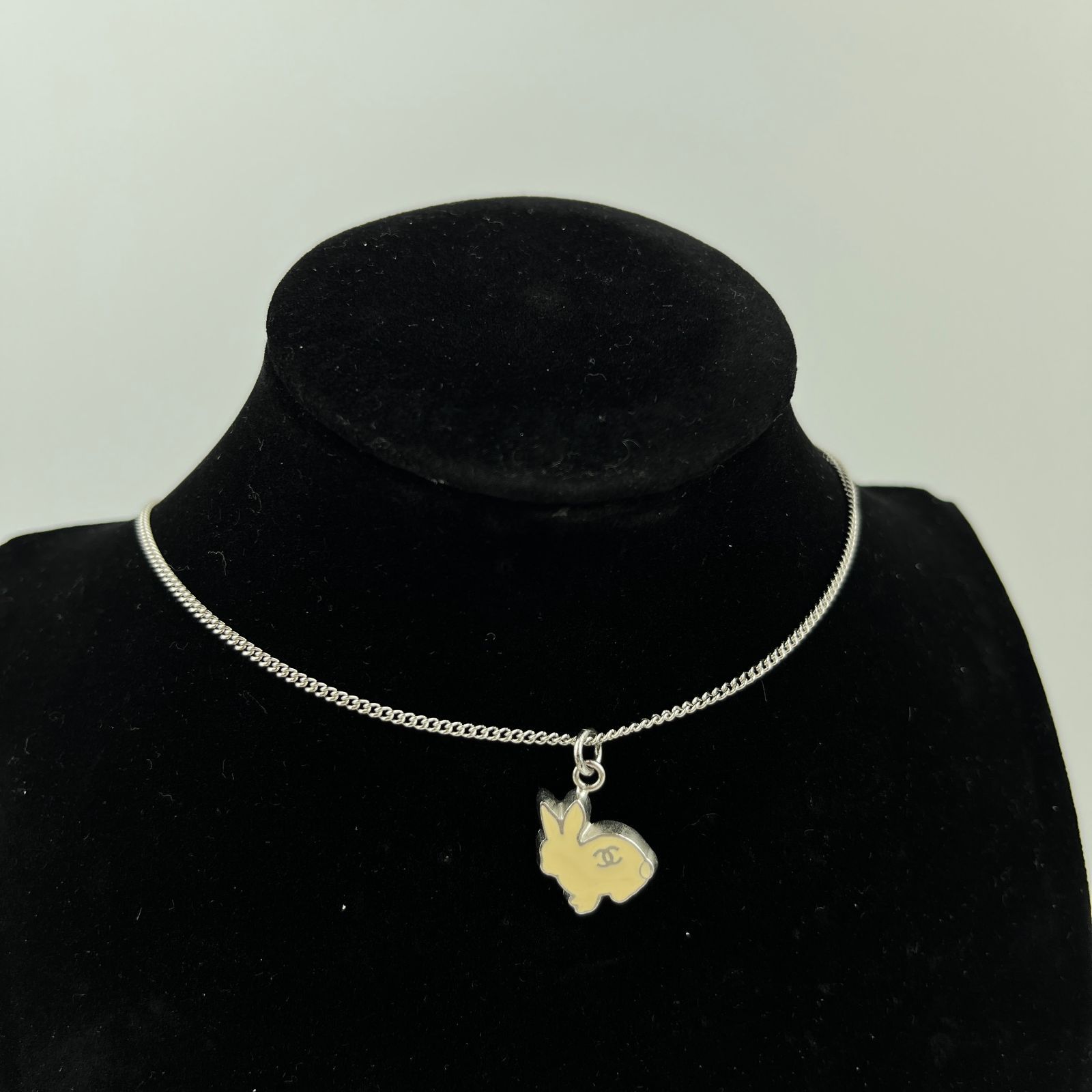 CHANEL シャネル ココマーク ラビットモチーフ ネックレス シルバー ヴィンテージ レディース HIBUOCHI VINTAGE