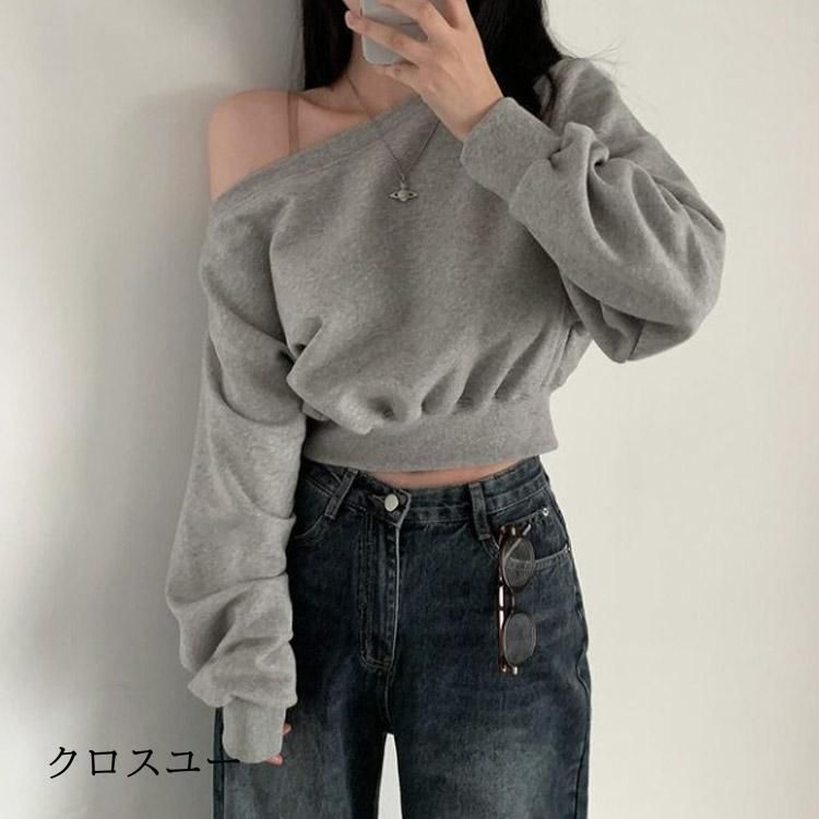 tシャツ スウェットオフショルＴＯＰＳ レディース 楽天市場】 オフショルダー レディース トップス オーバーサイズ