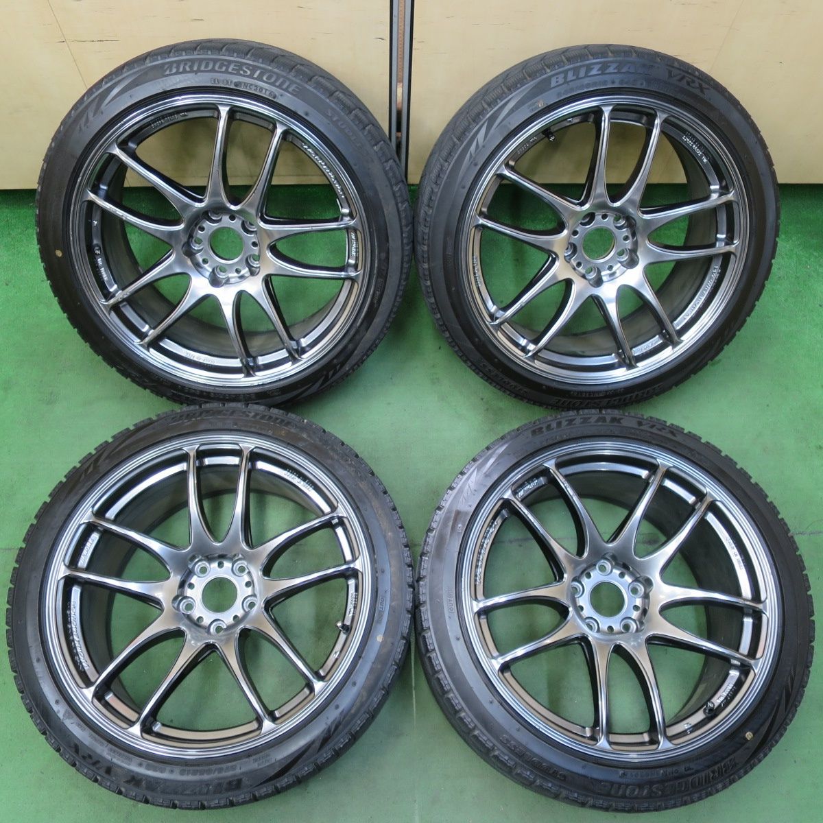 4本価格 WORK EMOTION EMT-Kiwami 245|40R19 275|35R19 スタッドレス ブリヂストン ブリザック VRX 19インチ ワーク PCD114.3|5H 5050405IMス