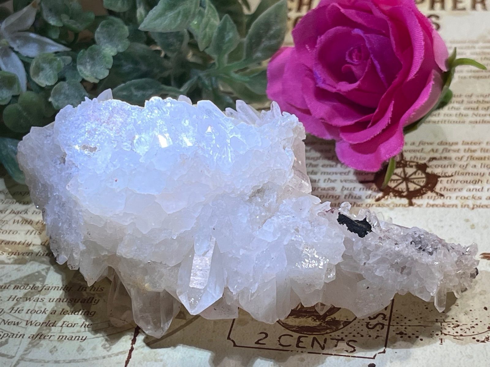 ヒマラヤ マニカラン産 花水晶 クリスタル 原石 クラスター ヒマラヤ マニカラン産 花水晶 クリスタル 原石 クラスター