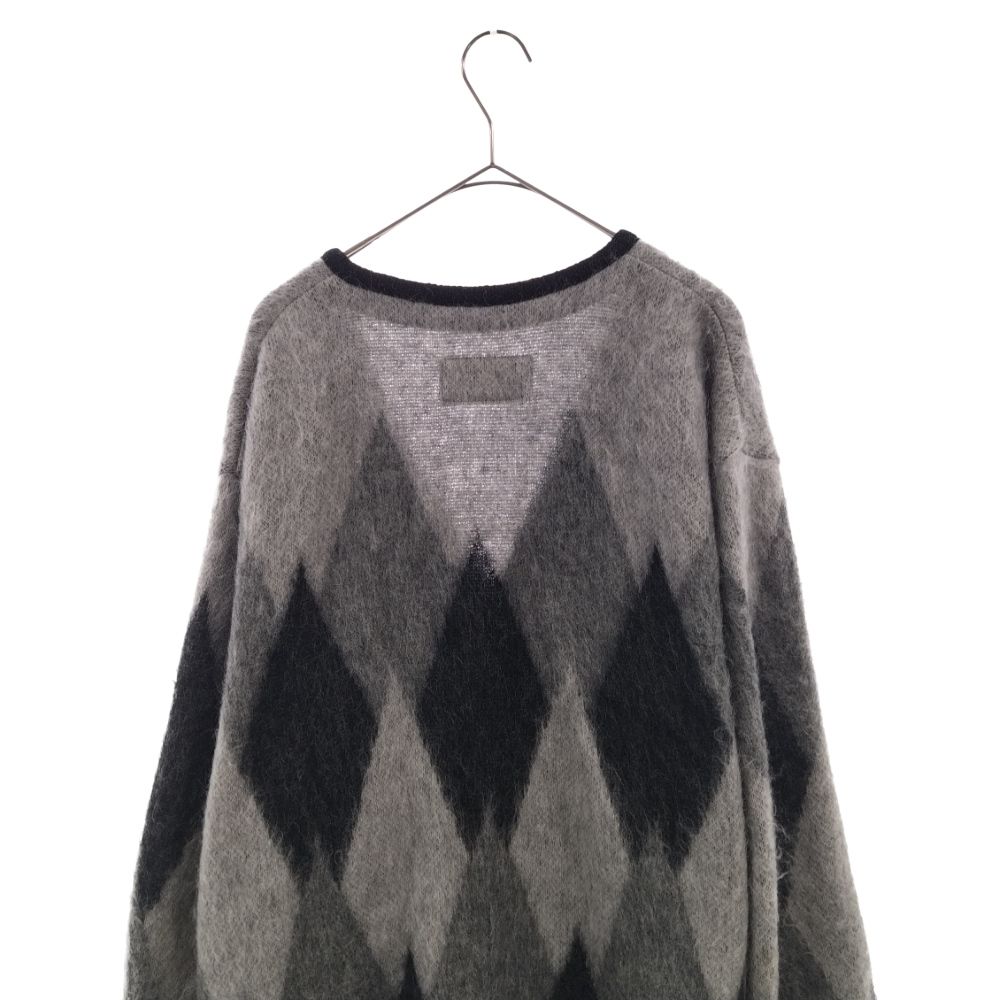 WACKO MARIA (ワコマリア) 20AW DIAMOND MOHAIR CARDIGAN ダイアモンド