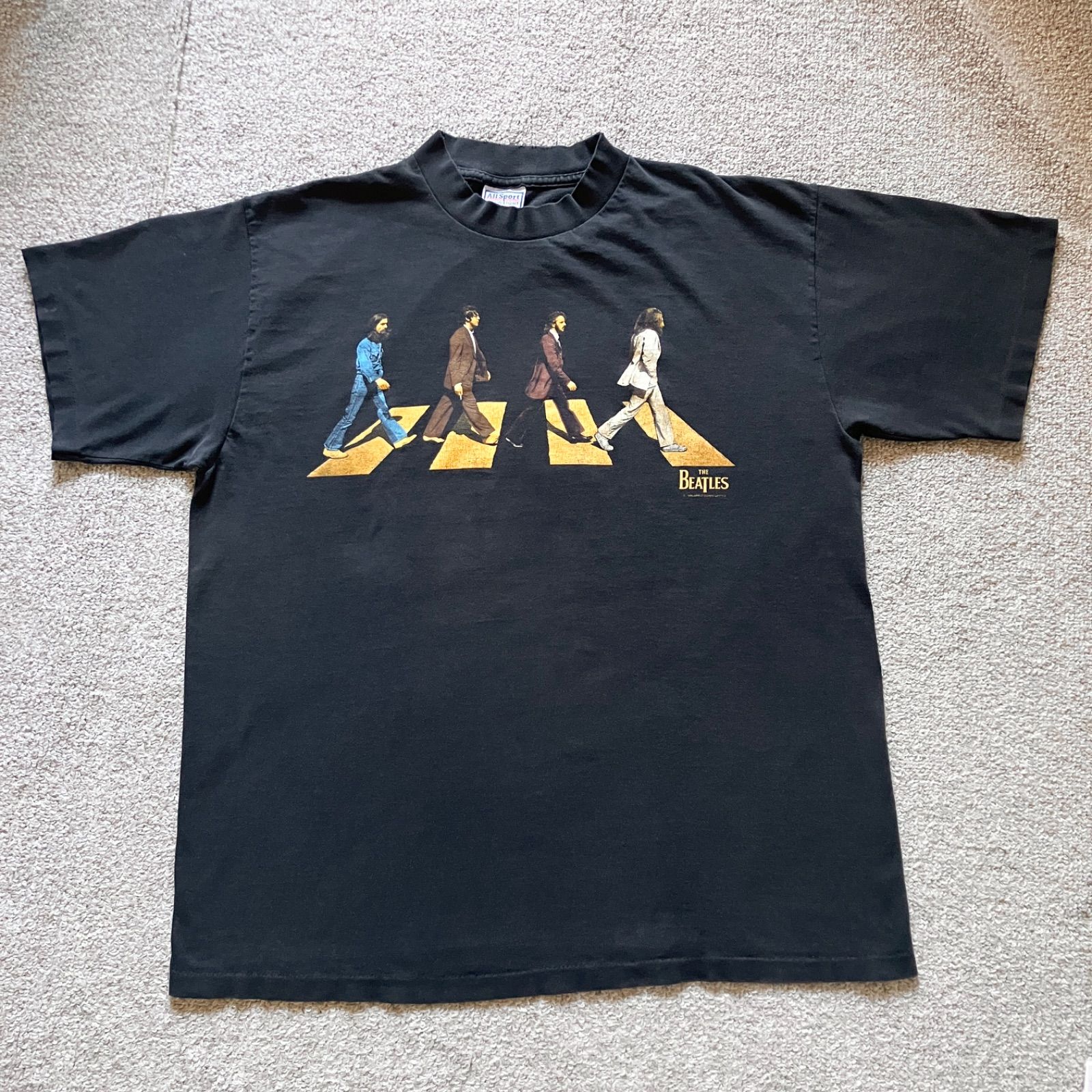 90s The Beatles Abbey Road Tシャツ XLサイズ アビイ・ロード ビートルズ 当時もの 1996年 USA製 アメリカ製  バンドT - メルカリ