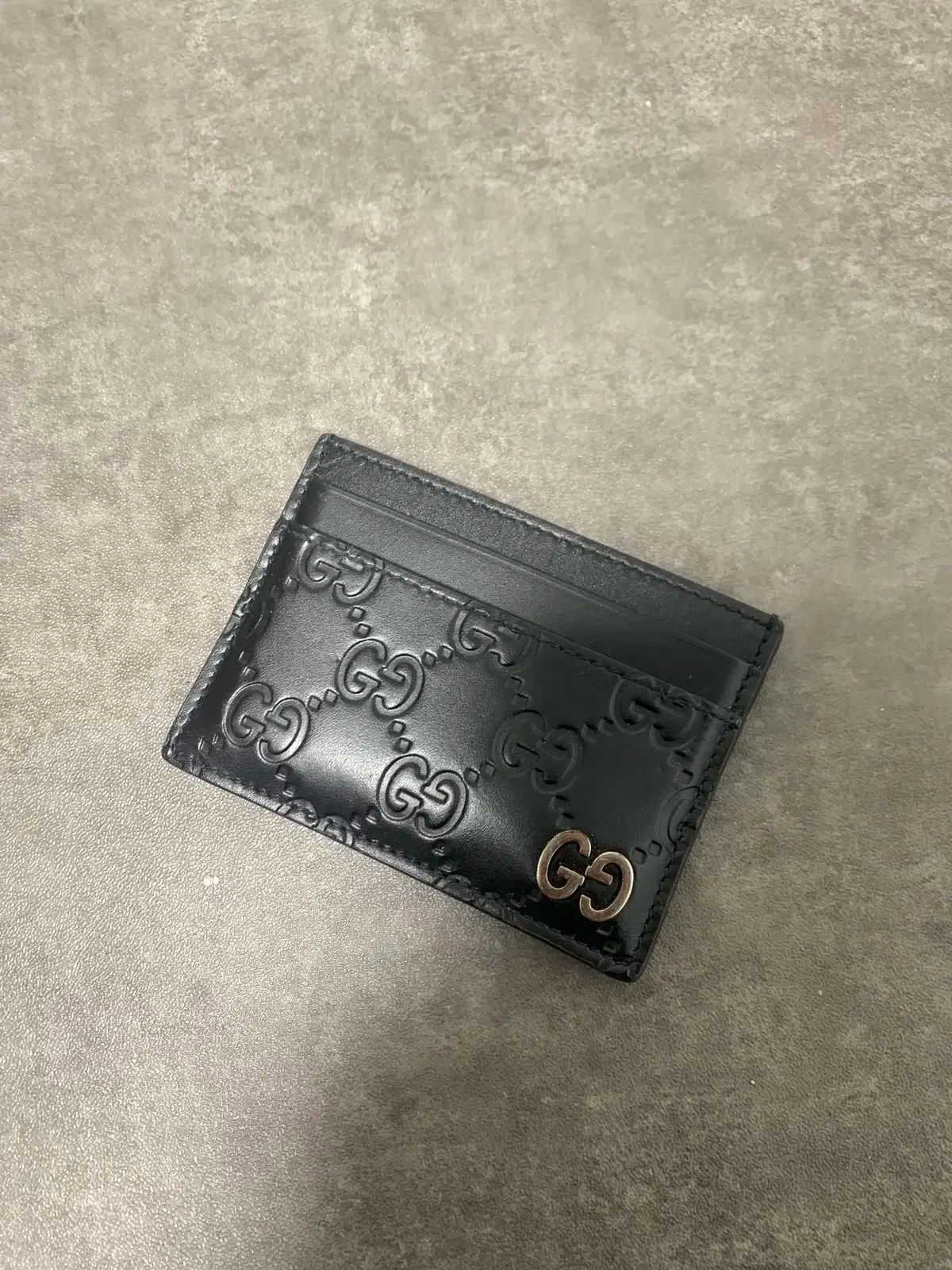 【雷市場（ポンジャン）商品韓国直送】GUCCI(グッチ) マイクロシマ シグニチャー カードウォレット