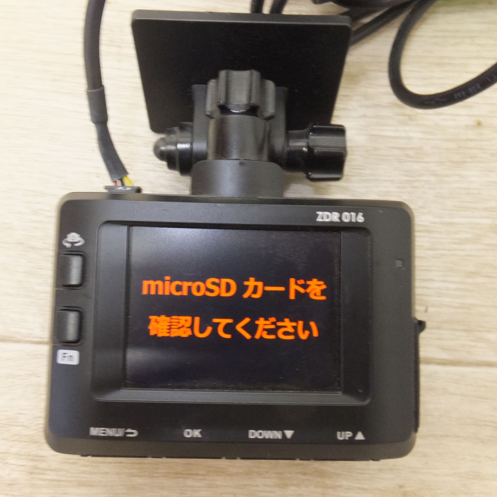送料無料] ☆コムテック COMTEC ドライブレコーダー ZDR016 配線 SD 