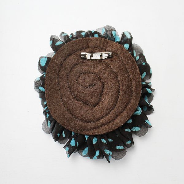 NOKO OHNO ノコオーノ プリーツフリルトリミングフラワージャケット