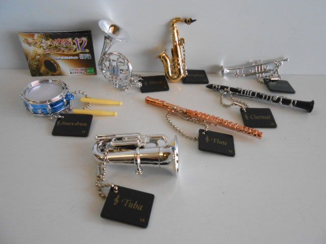 ♯Kqi24DZ　キラメッキ楽器ストラップ12　フルコンプ7種
