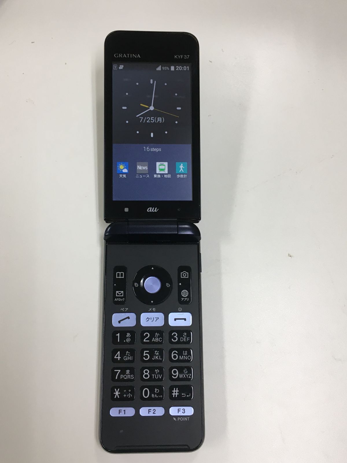 ガラホ SIMフリー GRATINA KYF37 4G対応 - 携帯電話本体