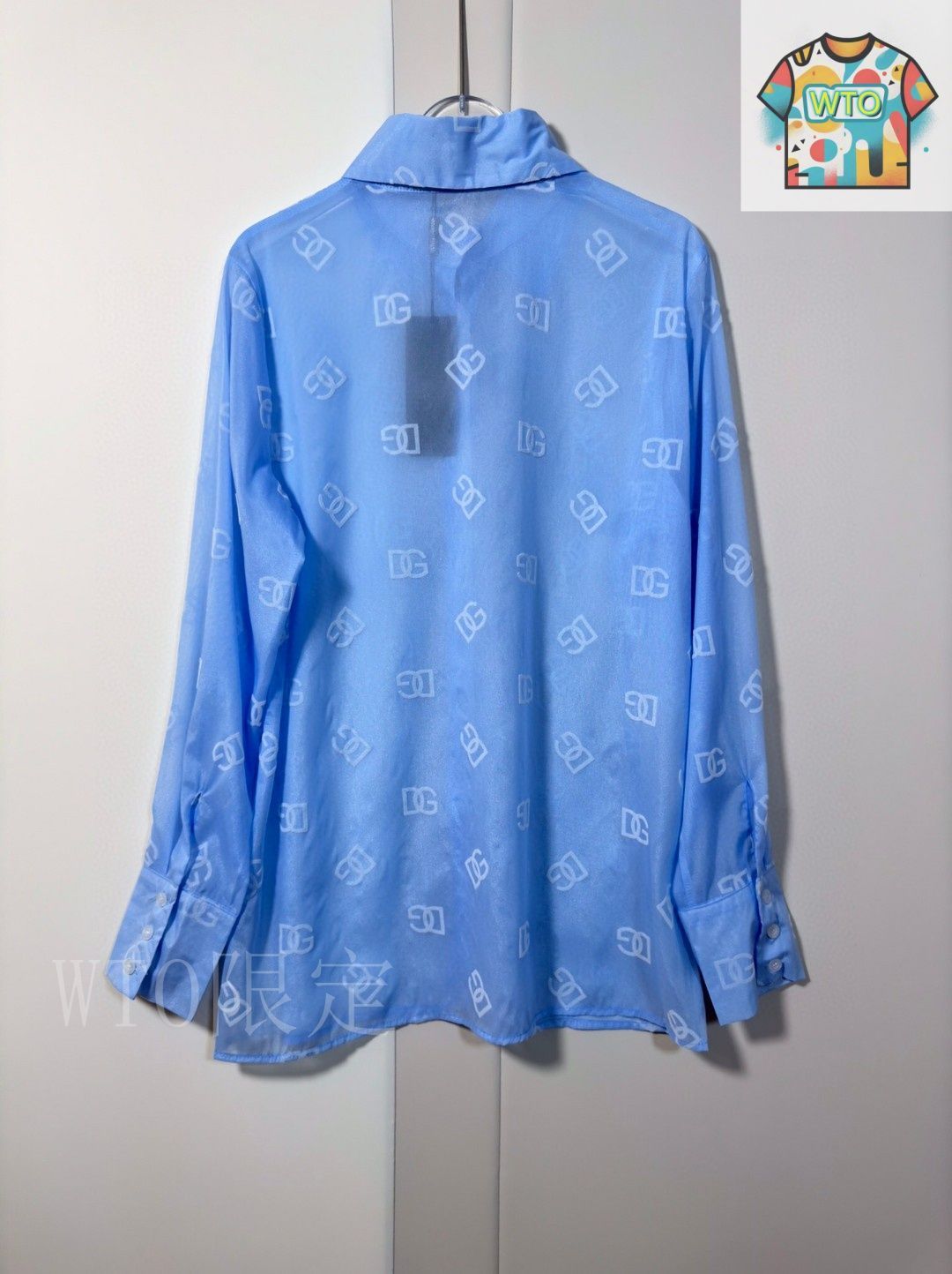 今日特価】Dolce&Gabbana New Women's Sky Blue Logo Pattern