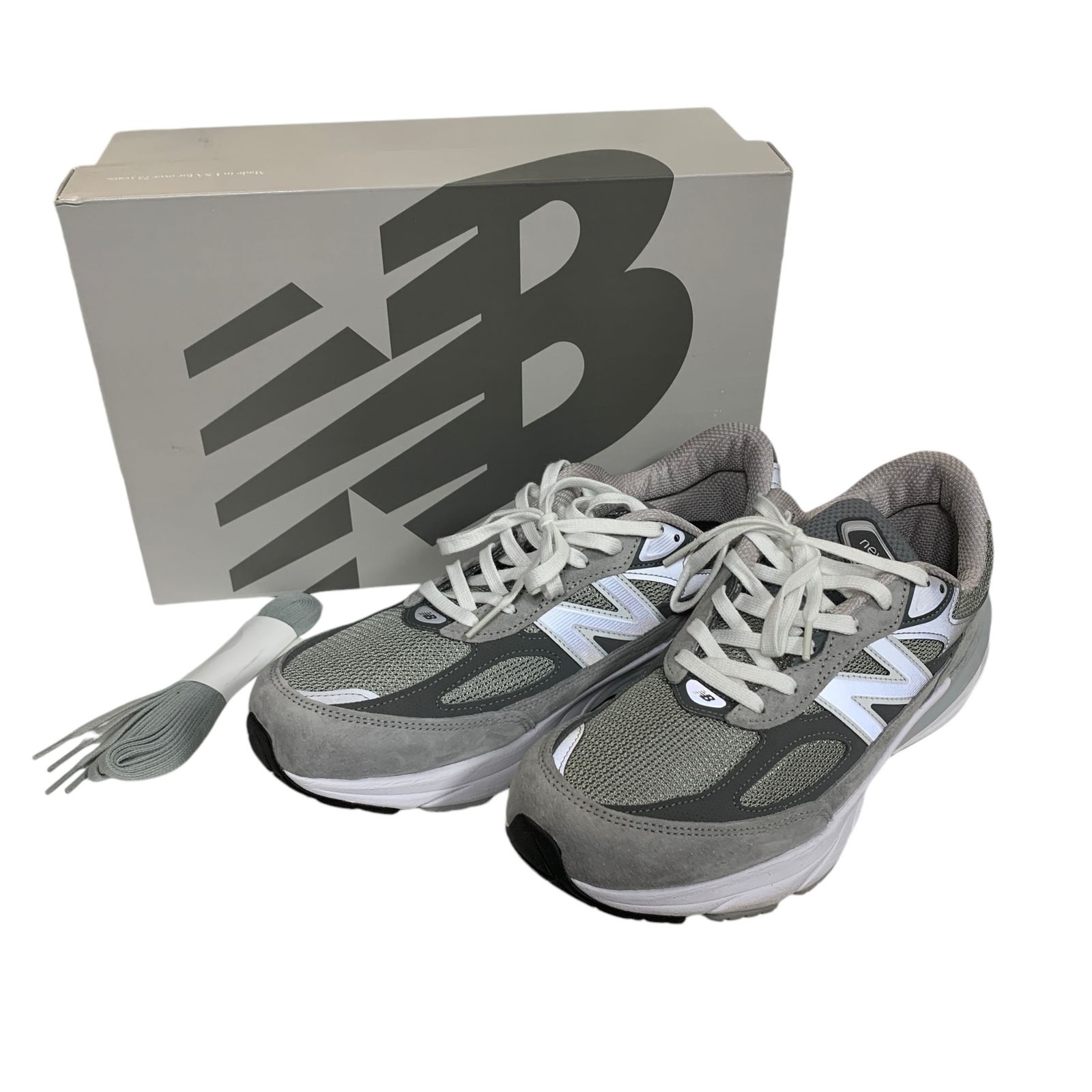 ◇中古品◇ New Balance M990GL6 ニューバランス Made in USA 990 v6 GL6 28.5cm グレー 箱有  スペアシューレース有 V75770NC - メルカリ