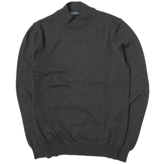 BEAMS F ビームスエフ イタリア製 21ゲージモックネックニット