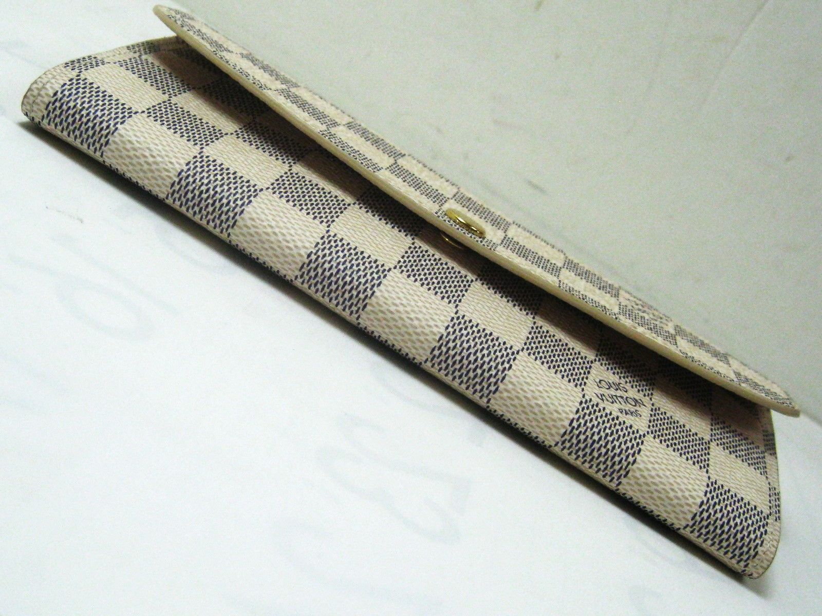 ほぼ未使用 ルイヴィトン ダミエ アズール ポルトフォイユ エミリー  