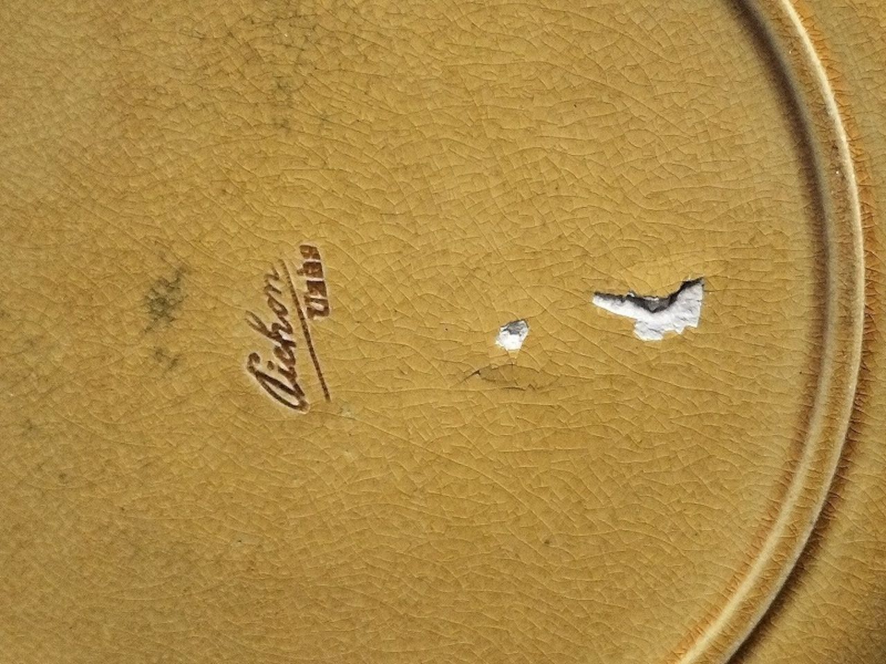 フランス アンティーク ピション オクトゴナル 陶器 皿 - メルカリ