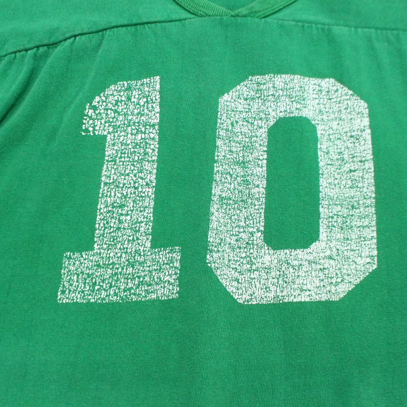 ビンテージ 70s ラッセル　金タグ　フットボール Tシャツ　ナンバリング USA製 70年代 70s RUSSELL ラッセル 金タグ ナンバリング T