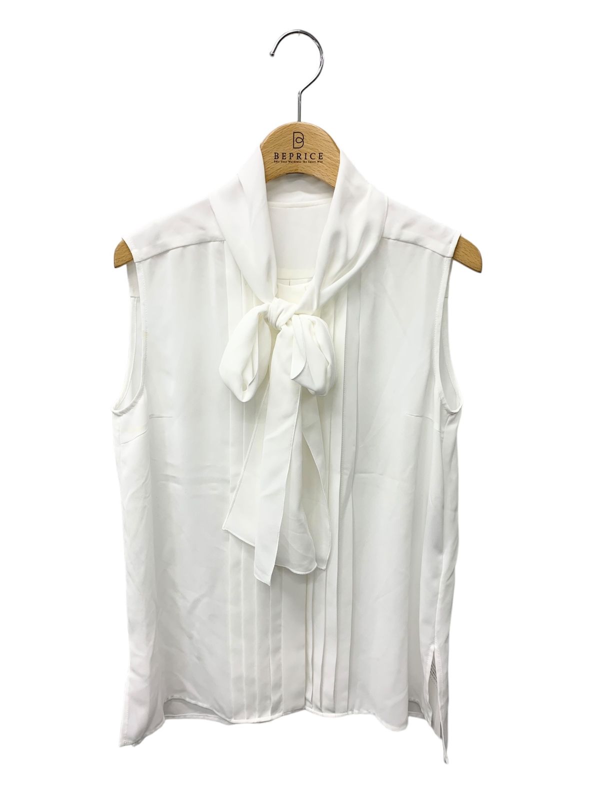 フォクシーブティック Pleats Essence 38874 ブラウス 38 ホワイト 