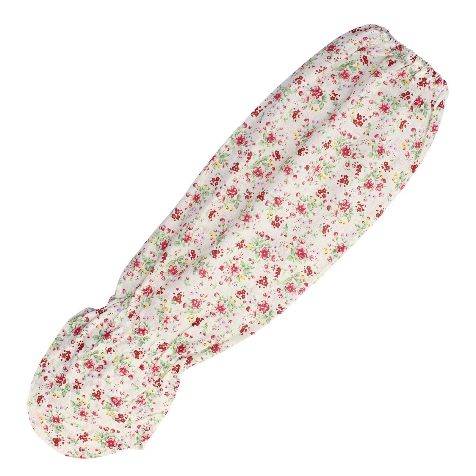 おたふく手袋 腕カバー手甲付 プリント 花柄 N 891