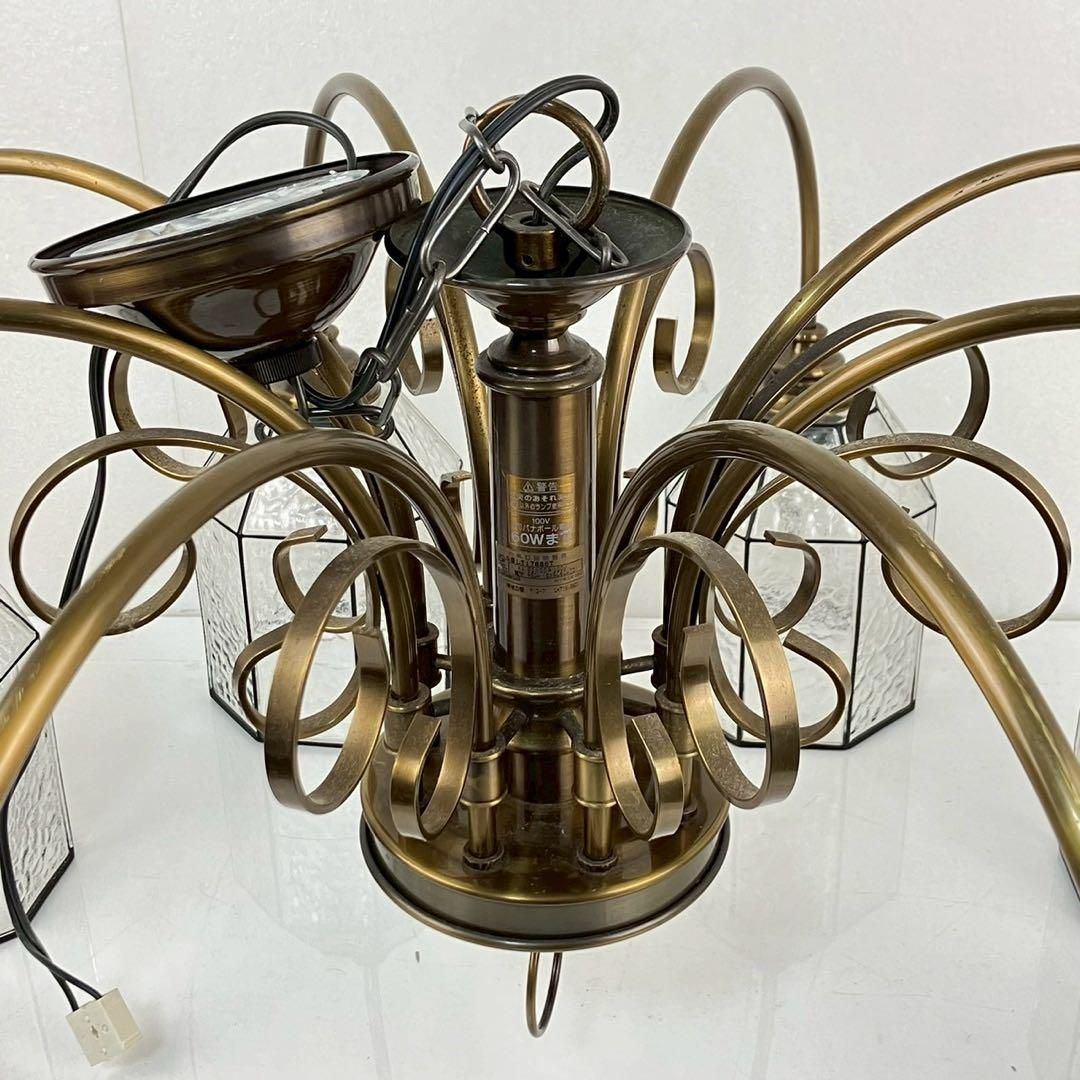 ナショナル 豪華 シャンデリア 8灯 天井照明 エレガンス レトロ アンティーク ナショナル 豪華 シャンデリア 8灯 天井照明 エレガンス レトロ