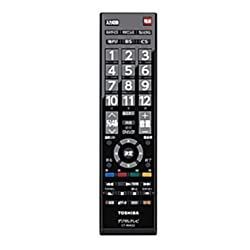 【中古】東芝 液晶テレビ用リモコンCT-90422E(75030299)