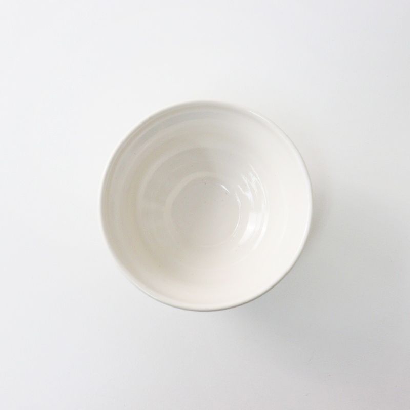 美品 岡田直人 オランダボウル/オフホワイト うつわ 食器 茶碗 皿