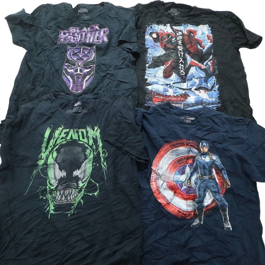 マーベル　DC まとめうり 古着卸 まとめ売り マーベル DCコミック 半袖Tシャツ 16枚セット