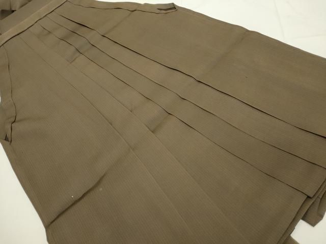 平和屋着物男性　馬乗袴　縞　正絹　逸品　DAAO2210ud