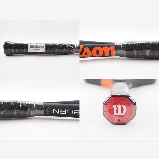 wilson - 中古 テニスラケット ウィルソン バーン 100エス カウンターベール ブラックエディション 2018年モデル (G3)WILSON BURN 100S CV BLACK EDITION 2018 wilson - 中古 テニスラケット ウィルソン バーン 100エス