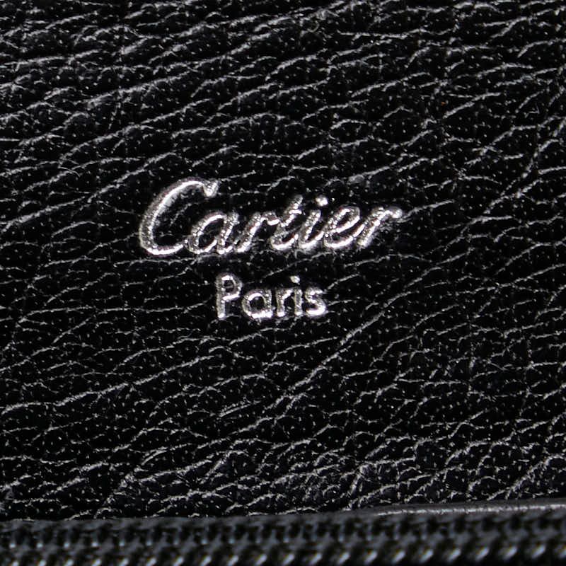 カルティエ マルチェロ ドゥ カルティエ L3000911 ブラック レザー レディース CARTIER【1-0167796】