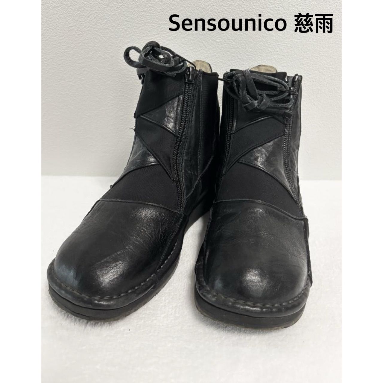 定番，定番人気 センソユニコ Sensounico 慈雨 ジウ レザーショート