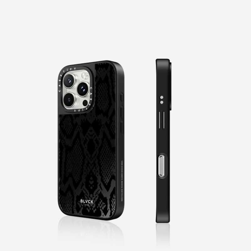 BLVCK x CASETiFY コラボ 蛇柄ミラーケース iPhone16ProMax/16Pro/15ProMax/14ProMax用 - メルカリ