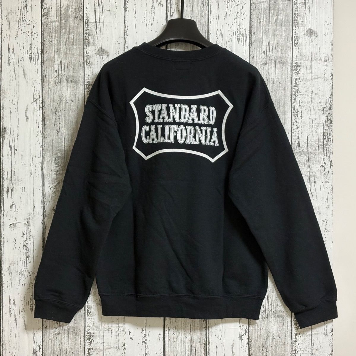 スタンダードカリフォルニア VANS スウェット ブラック　キムタク Standard California × Vans 20周年 スエット 黒 スタンダード