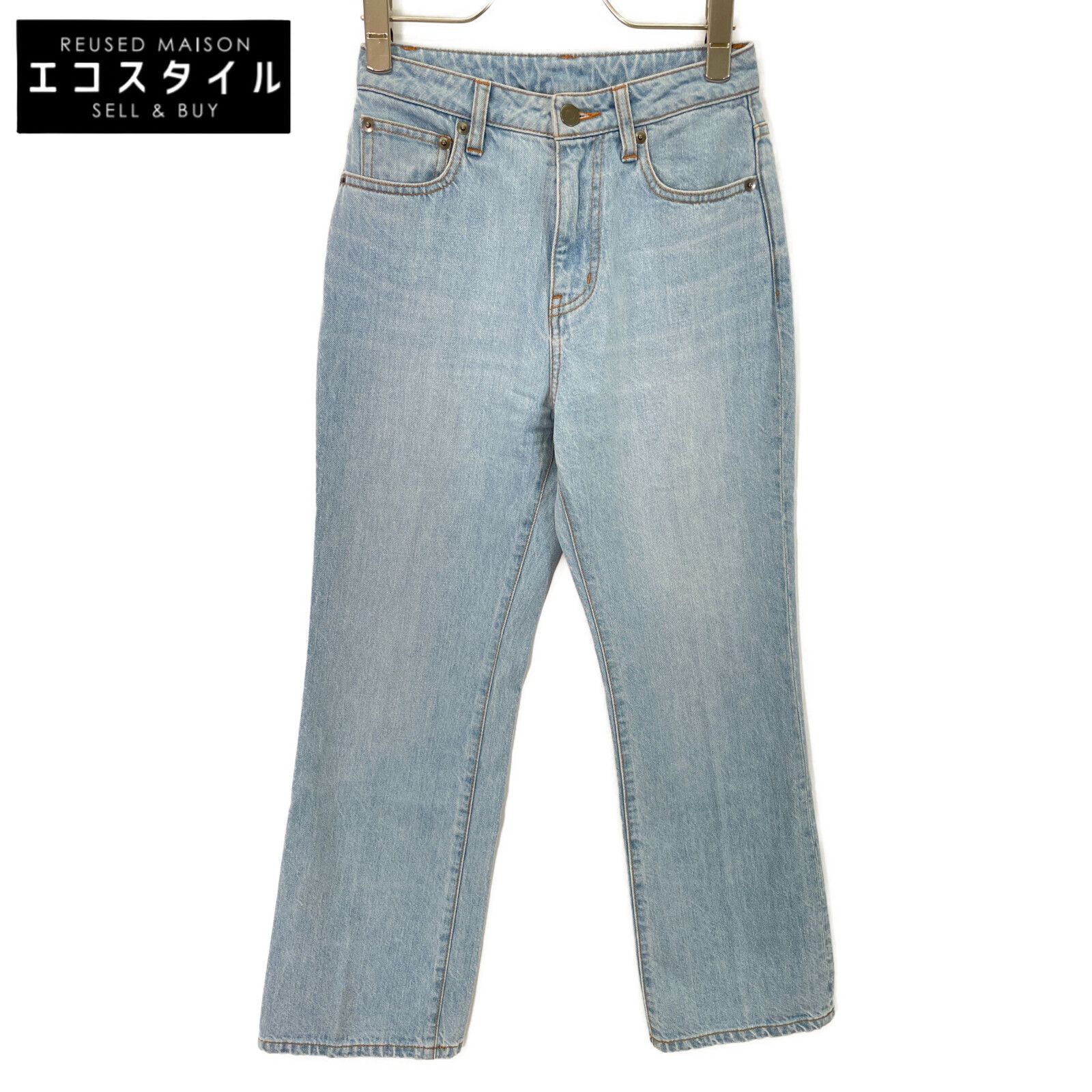 theory luxe セオリーリュクス デニムパンツ 白 0195425E0121 theory luxe（セオリーリュクス） | デニムパンツの古着・中古
